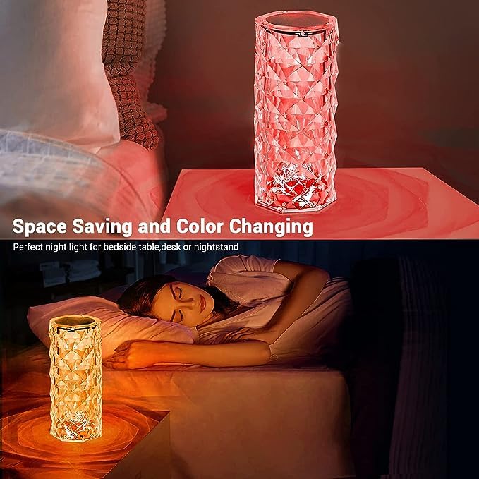 3D M,oon Lamp 7 Colour Changeable Sensor Moon Night Light Lamp
