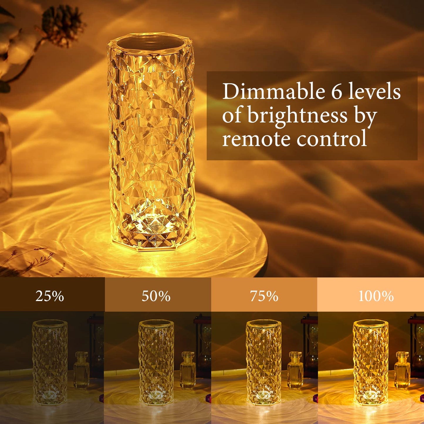 3D M,oon Lamp 7 Colour Changeable Sensor Moon Night Light Lamp
