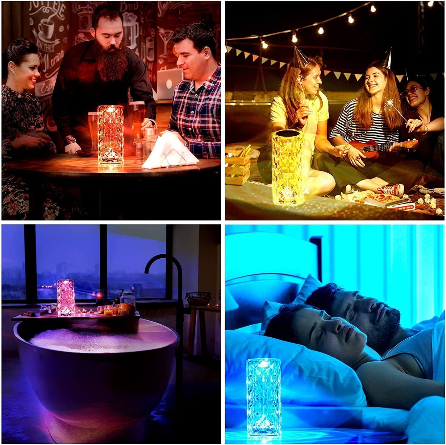 3D M,oon Lamp 7 Colour Changeable Sensor Moon Night Light Lamp